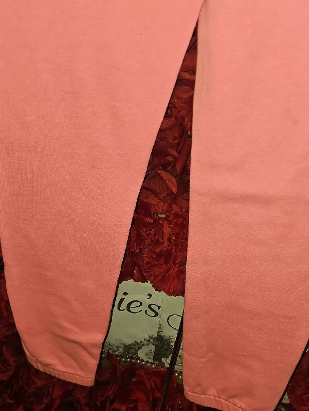 Justice Pink Sweatpants with Glitter 